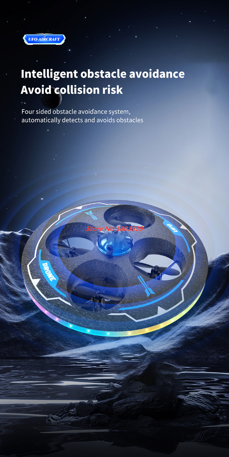 Drone Battery Smart - 2.4G Smart Obstacle Avoidance Attitude Hold