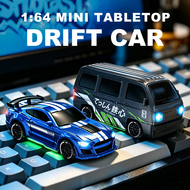 Drone Battery Alarm - 1:64 Desktop Drift Racing Car, 4WD
