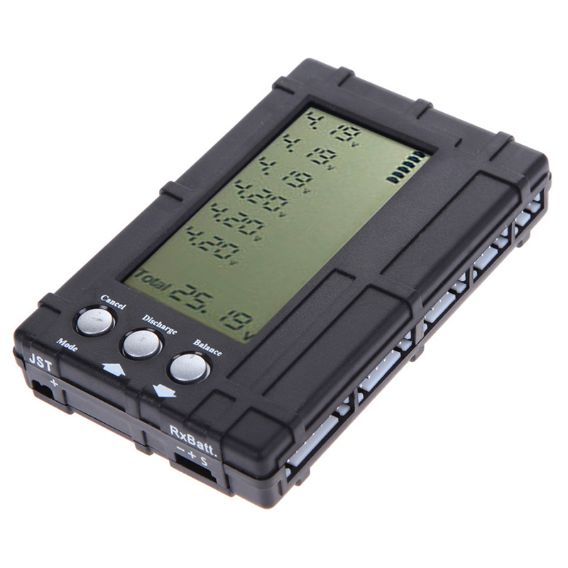 Drone Battery Voltage Checker - 3 In 1 LCD RC Battery