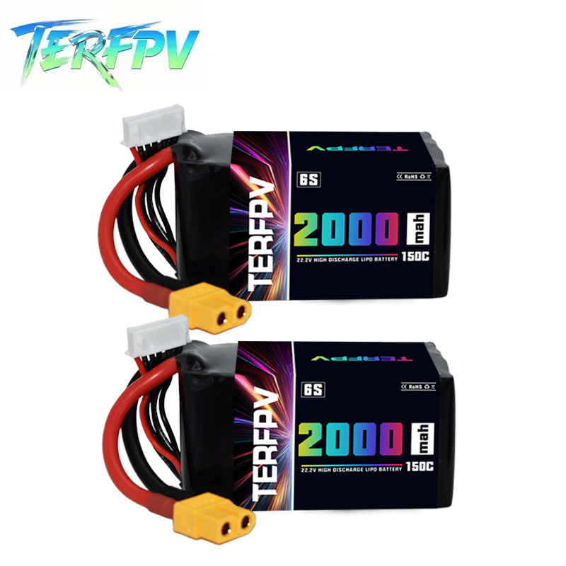 Drone Battery Connector - TERFPV 6S 22.2V 2000mAh 150C/300C FPV