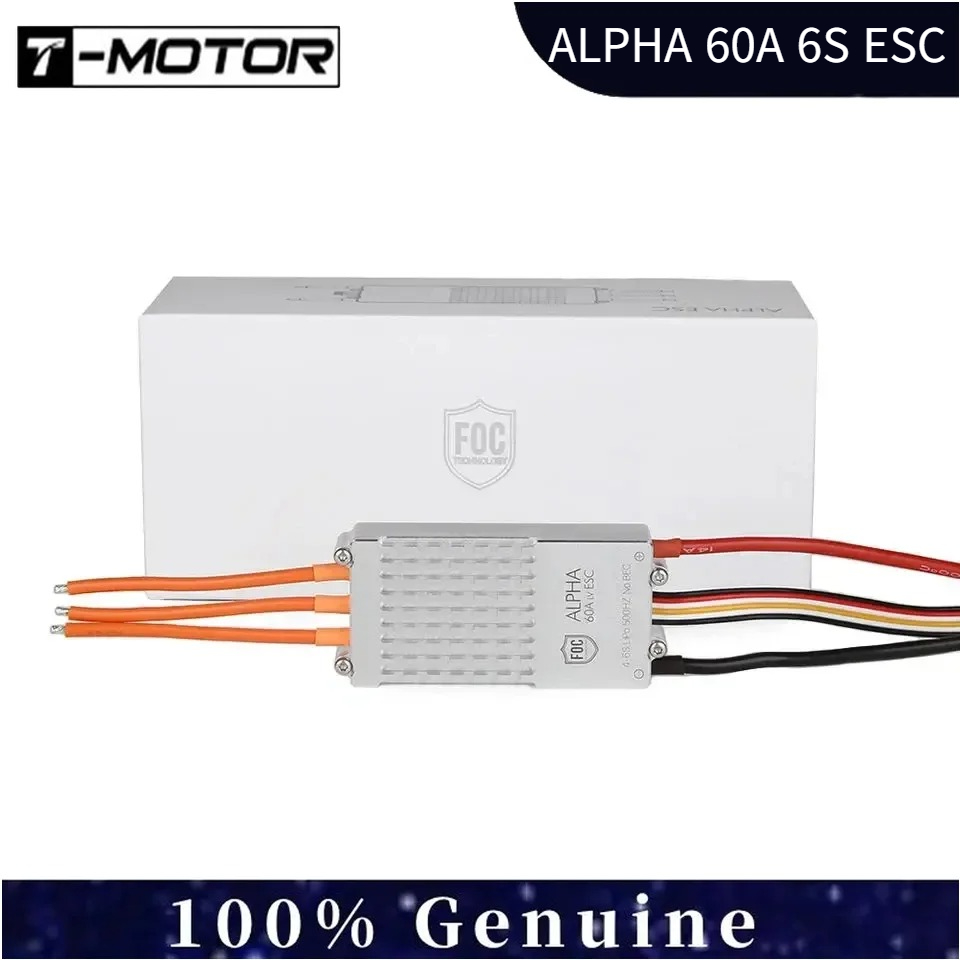 T-Motor ALPHA 60A 6S FOC ESC - - Drone Battery High Voltage avaliação e preço