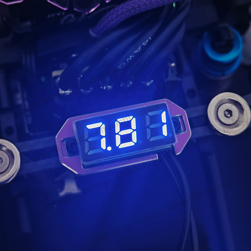 1PCS 2.5-40V RC Voltmeter Colo - Drone Battery Alarm avaliação e preço