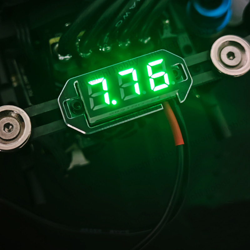 1PCS 2.5-40V RC Voltmeter Colo - Drone Battery Alarm avaliação e preço