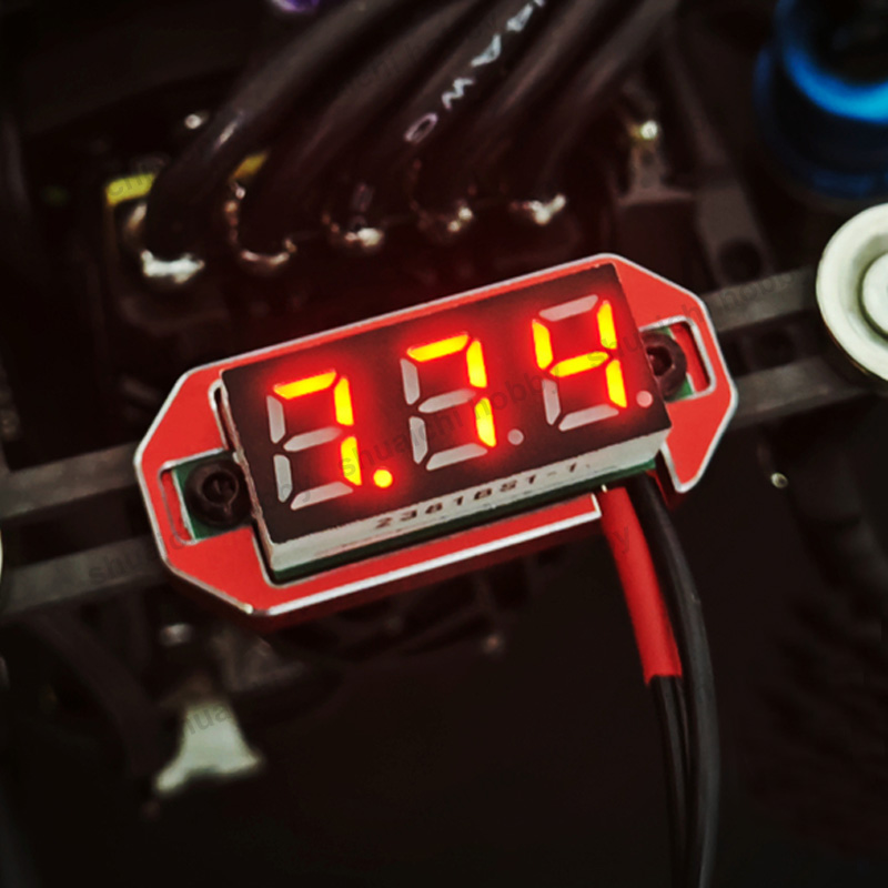 1PCS 2.5-40V RC Voltmeter Colo - Drone Battery Alarm avaliação e preço