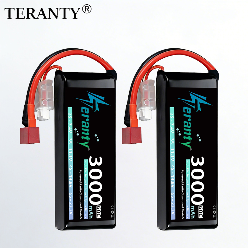 TERANTY 2S 3000mAh Lipo Batter - Drone Battery Connector avaliação e preço