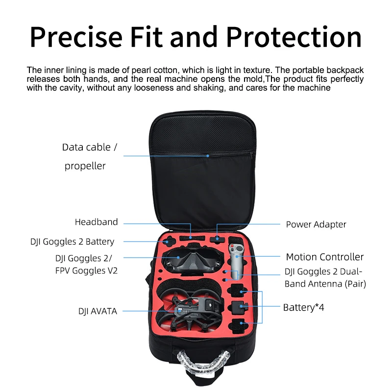 Portable Case Backpack Nylon W - Drone Battery Bag avaliação e preço