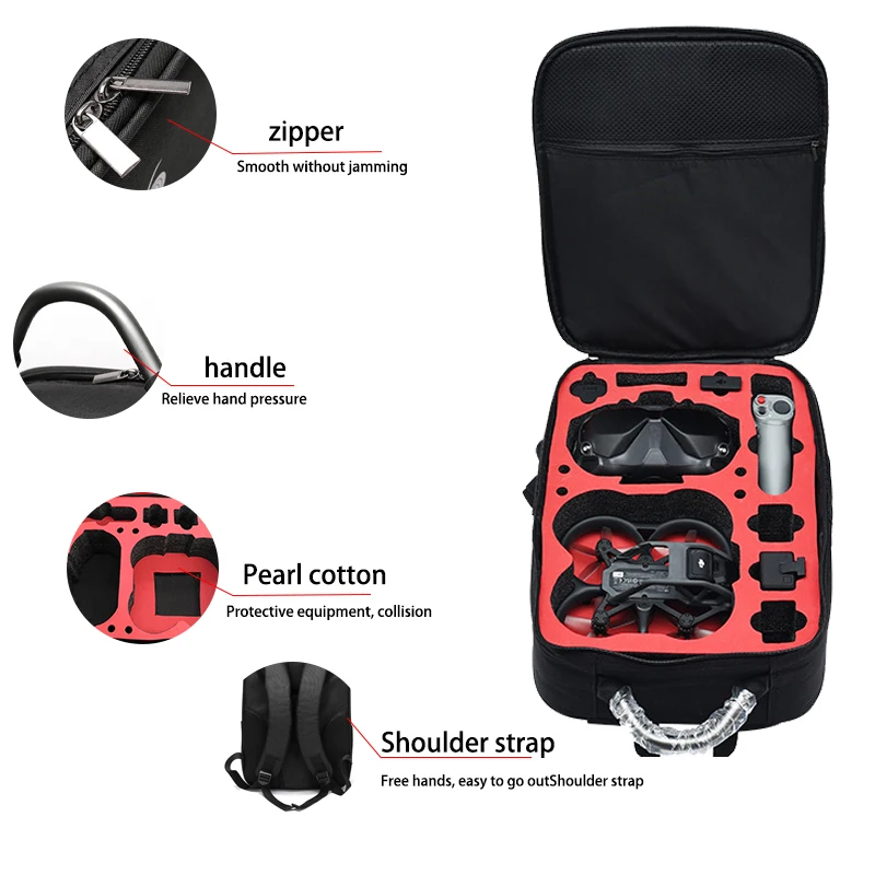 Portable Case Backpack Nylon W - Drone Battery Bag avaliação e preço