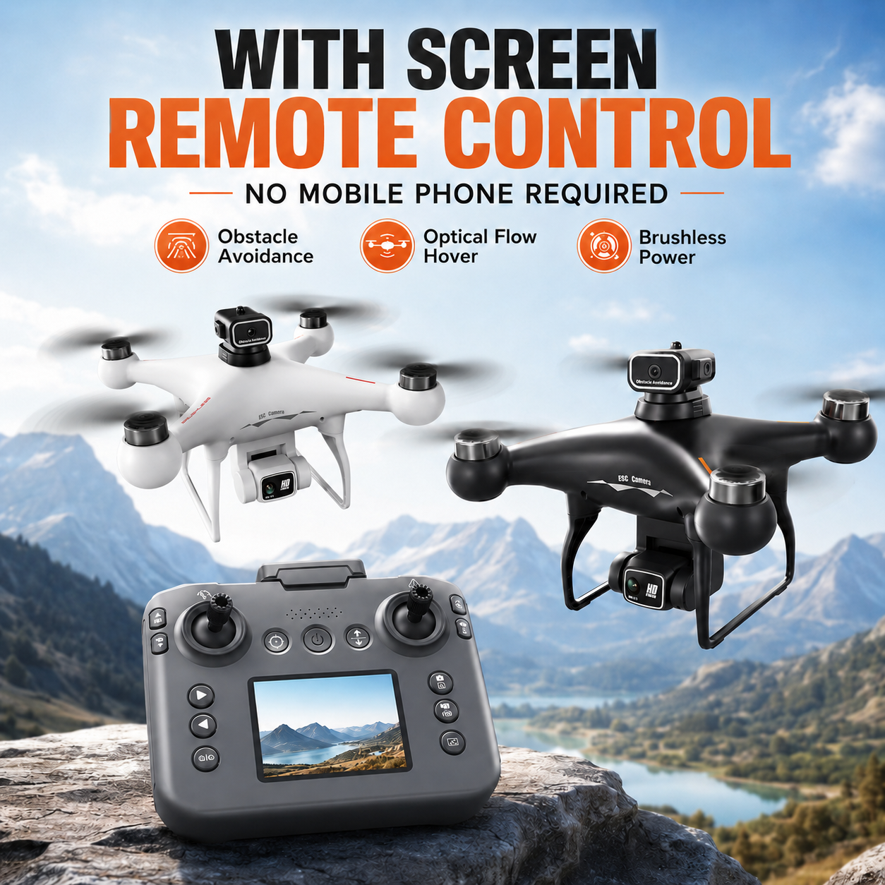 ZNLYRION S116 RC Drone Brushle - Drone Battery Bag avaliação e preço