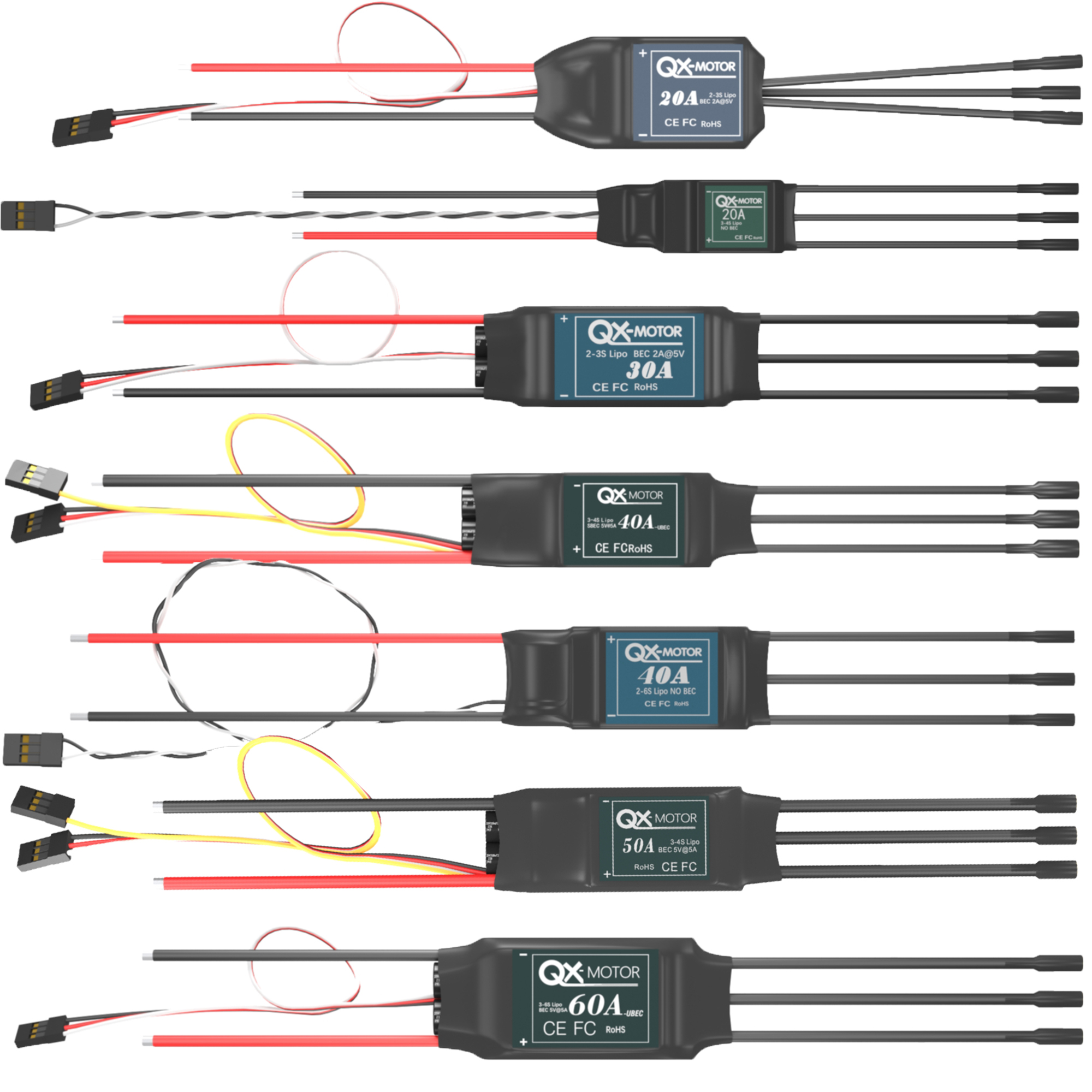 QX-MOTOR Brushless ESC series  - Drone Battery Plate avaliação e preço