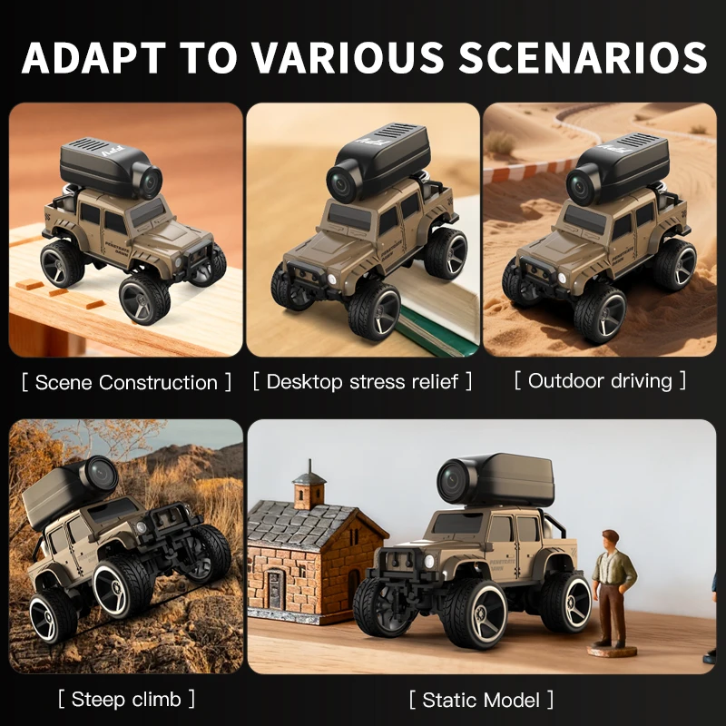 1:64 Mini Alloy FPV RC Car Wit - Drone Battery Alarm avaliação e preço