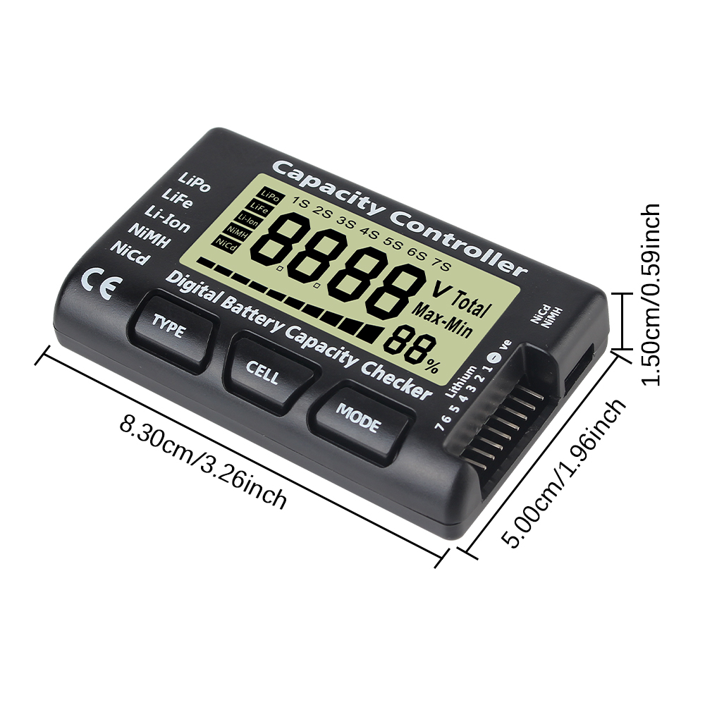 CellMeter 7 Battery Voltage Ca - Drone Battery Voltage Checker avaliação e preço