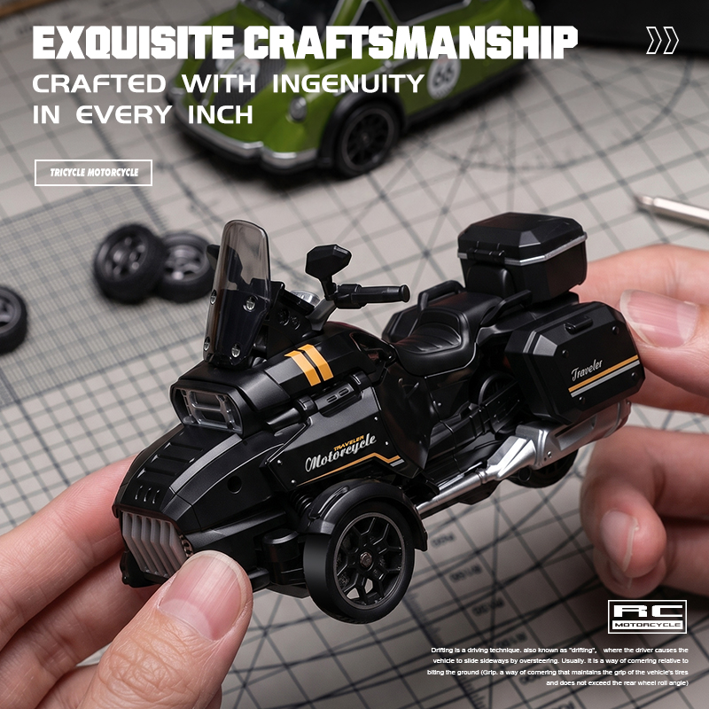 1:43 RC Drift Three-Wheeled Mo - Drone Battery Alarm avaliação e preço
