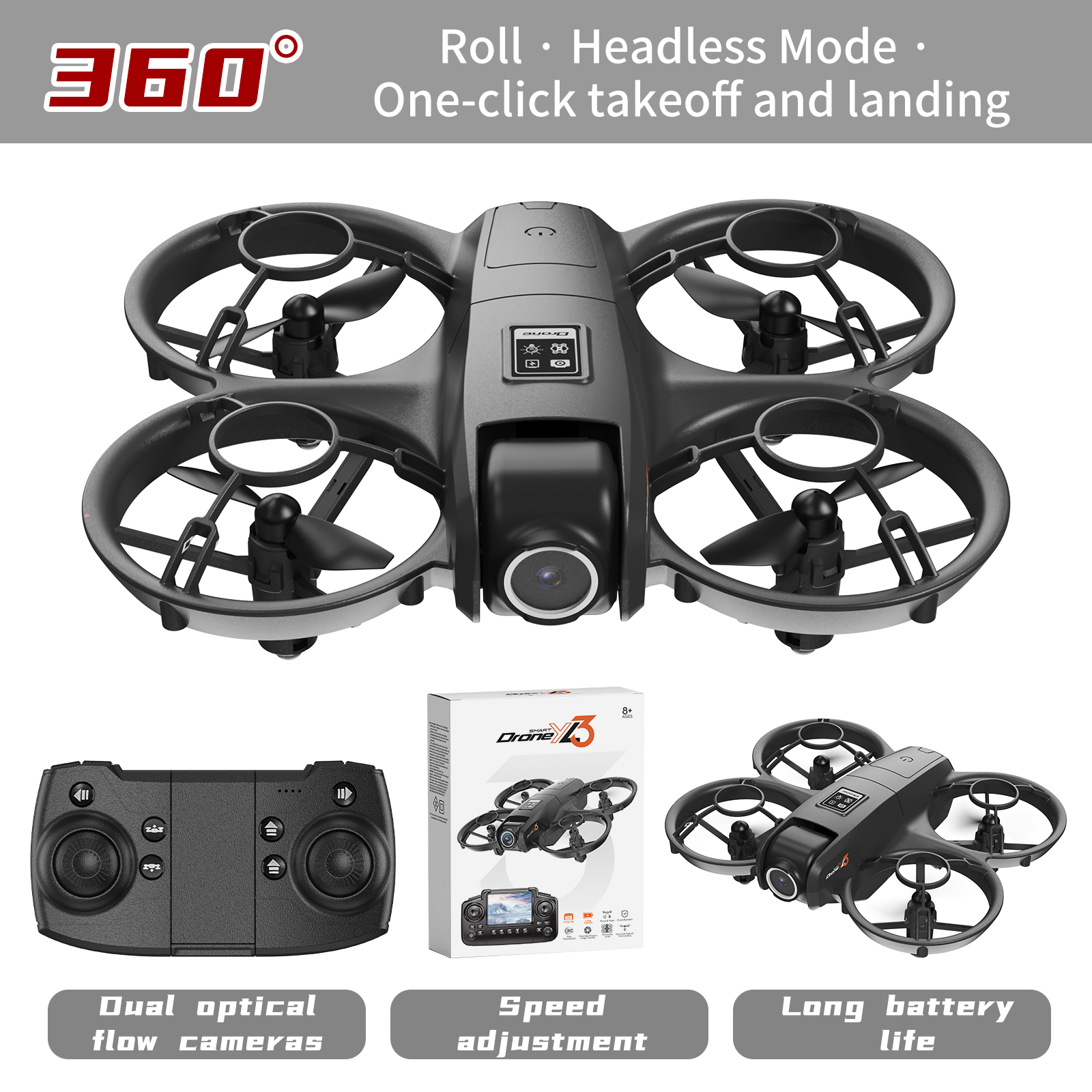YL3 Remote-Controlled Drone wi - Drone Battery Case avaliação e preço