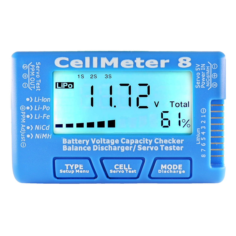 RC CellMeter-7 Digital Battery - Drone Battery Voltage Checker avaliação e preço