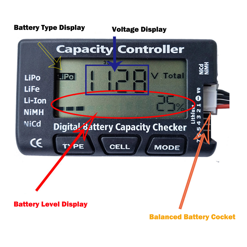 RC Cellmeter 7 Digital Battery - Drone Battery Voltage Checker avaliação e preço