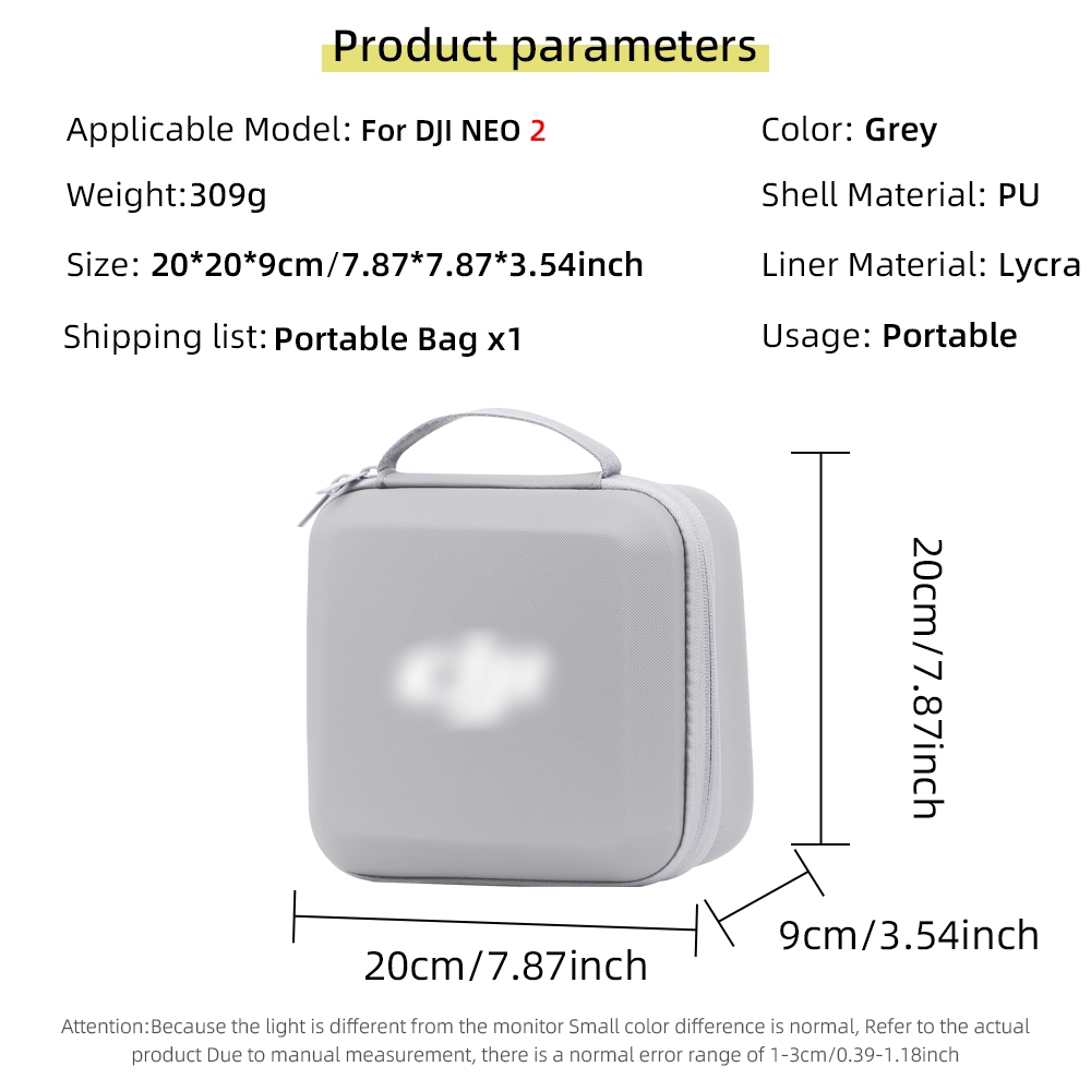 Mini Portable Case PU Waterpro - Drone Battery Bag avaliação e preço