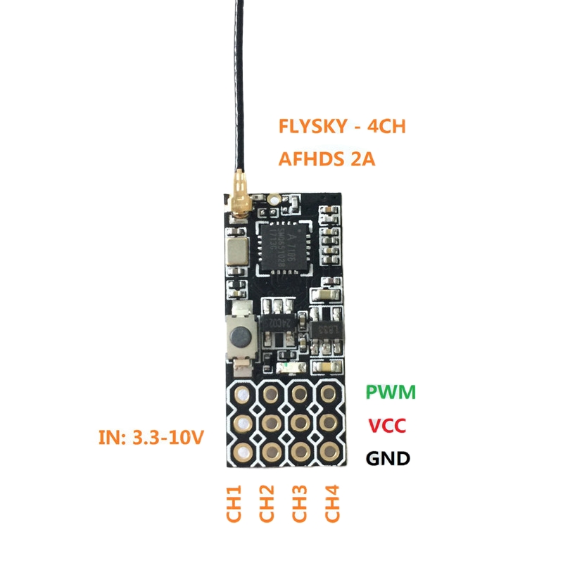Flysky FS2A Mini Receiver 4CH  - Drone Battery Lipo avaliação e preço