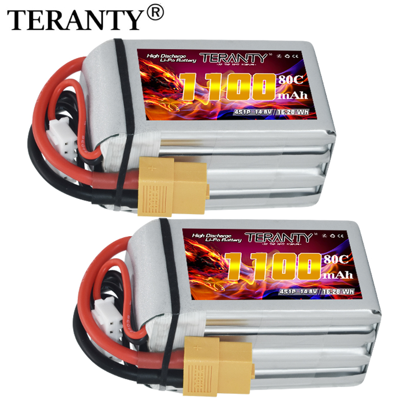 TERANTY 4S 1100mAh 80C/160C Li - Drone Battery 4S avaliação e preço