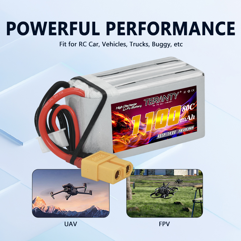TERANTY 4S 1100mAh 80C/160C Li - Drone Battery 4S avaliação e preço