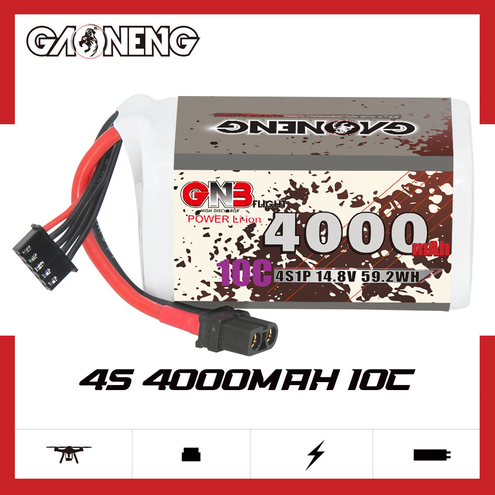 GNB 4000mAh 4S 14.8V 10C 20C W - Drone Battery Li-Ion avaliação e preço
