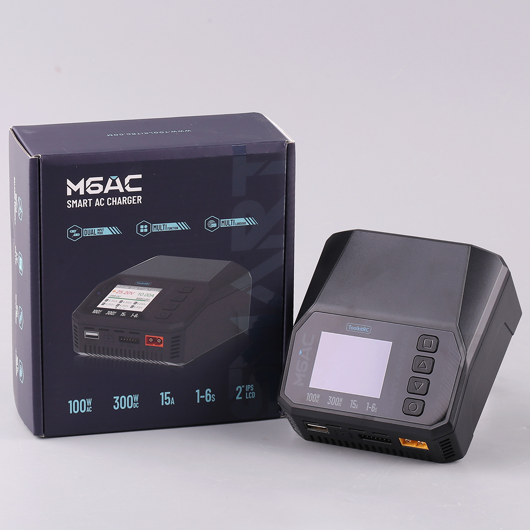 ToolkitRC M6AC 15A 300W Multif - Drone Battery 6S avaliação e preço