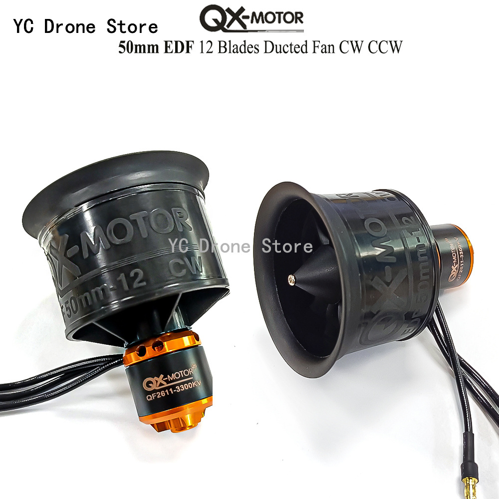 QX-MOTOR 50mm EDF QF2611 12-Bl - Drone Battery 3S avaliação e preço