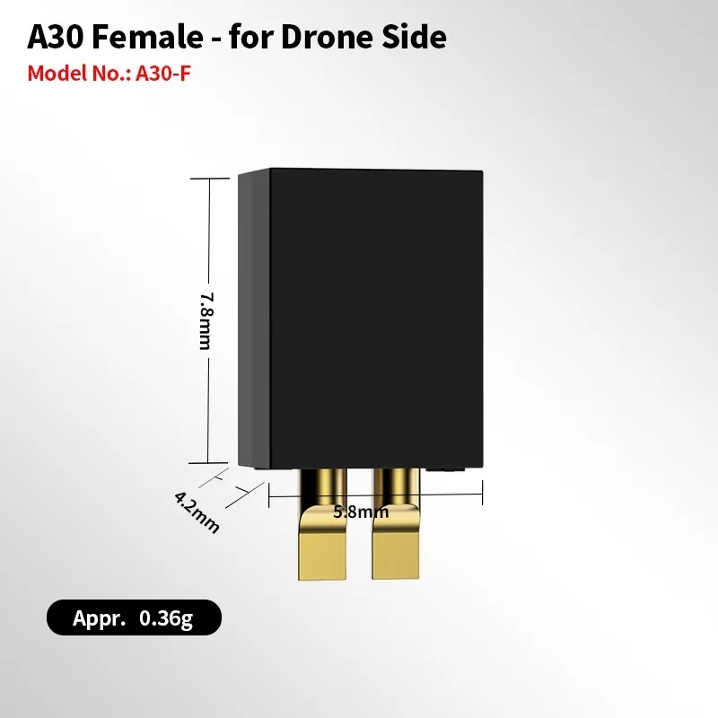 5Pcs GAONENG A30/BT2.0 Female  - Drone Battery Plate avaliação e preço