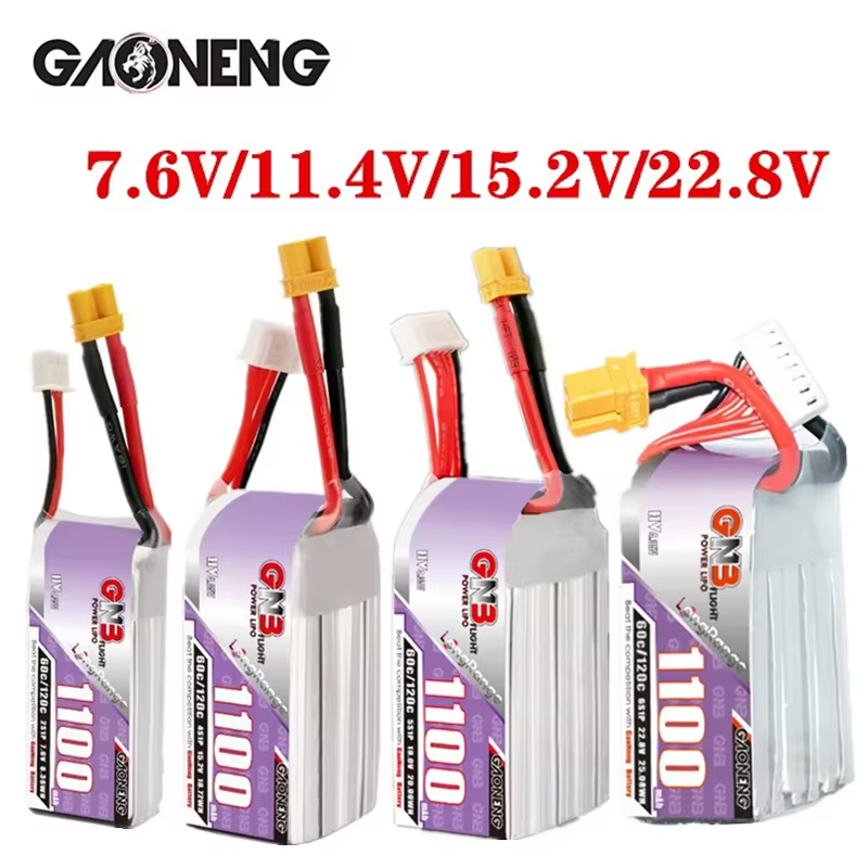 GNB 1100mAh 2S 3S 4S 6S 60C/12 - Drone Battery Lipo avaliação e preço