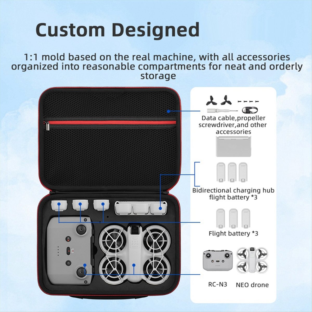 A43M Carrying Storage Bag for  - Drone Battery Strap avaliação e preço
