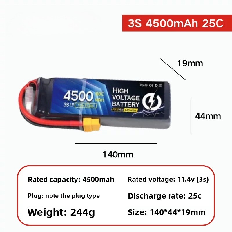 For DUPU 6s 2500mAh High Volta - Drone Battery High Voltage avaliação e preço