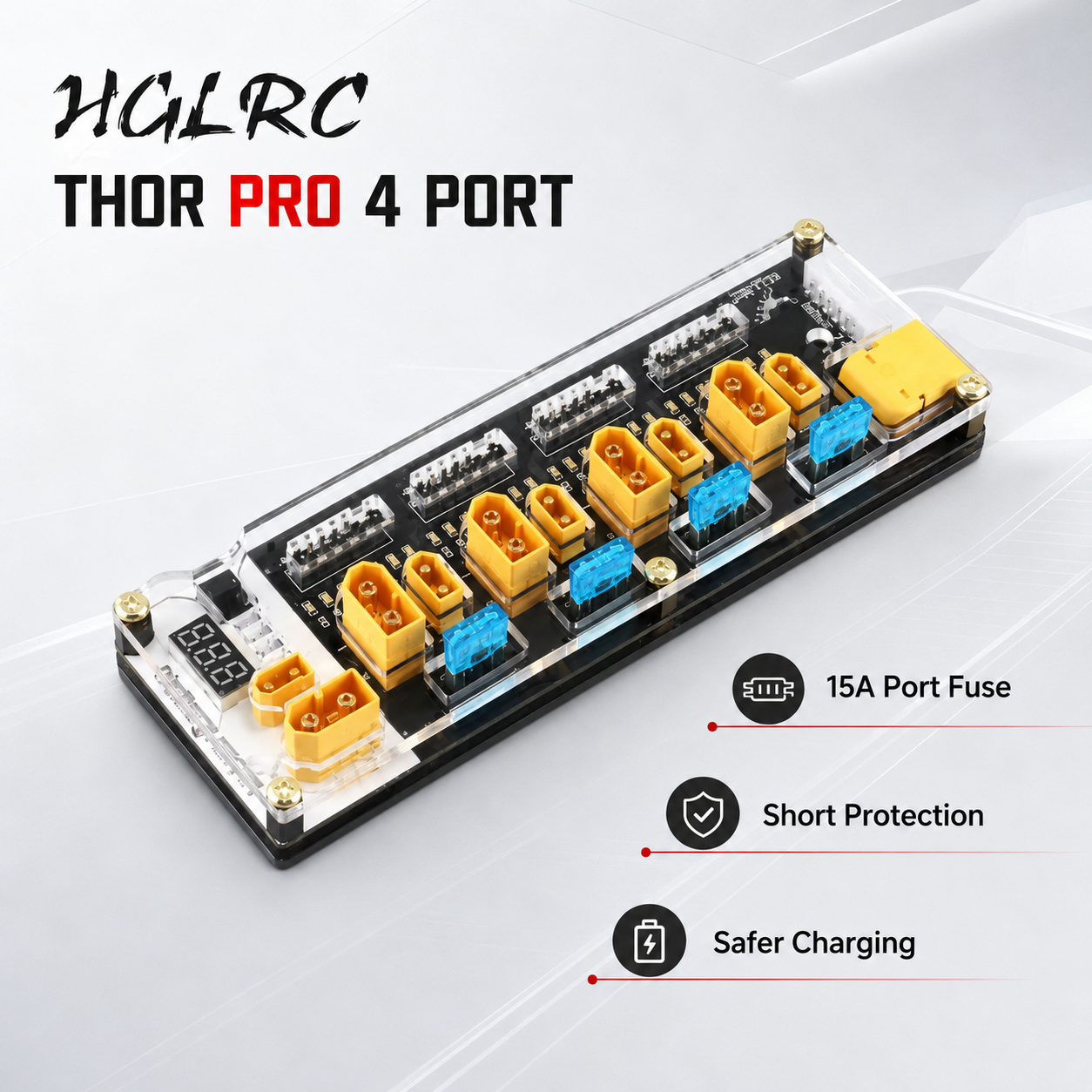 HGLRC THOR PRO 40A 4-Port LiPo - Drone Battery Parallel Board avaliação e preço