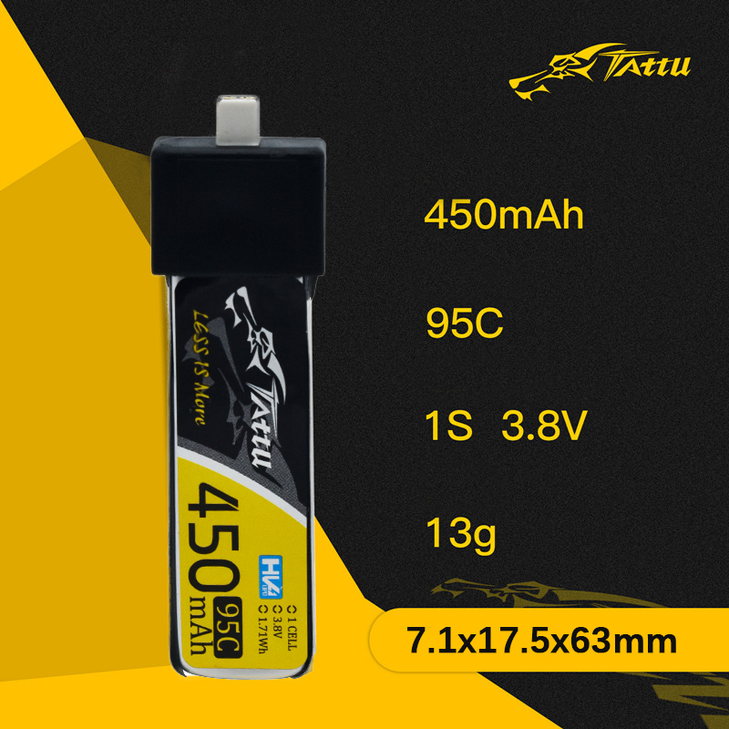 3Pcs NEW TATTU 450/500/550mAh  - Drone Battery 3S avaliação e preço