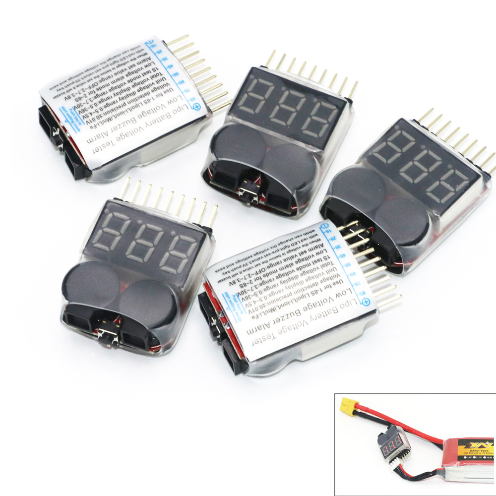 Lipo Battery Voltage Tester vo - Drone Battery Alarm avaliação e preço