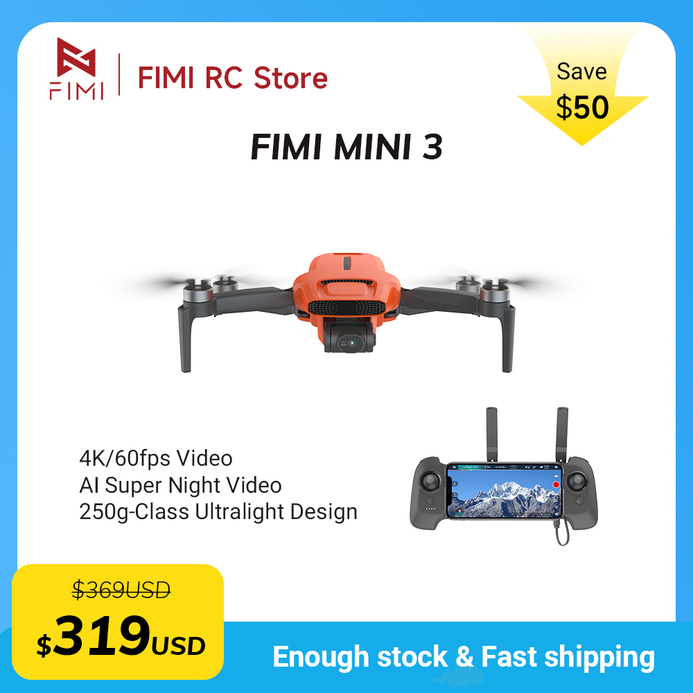 FIMI MINI 3 Camere Drone 4K 60 - Drone Battery Smart avaliação e preço