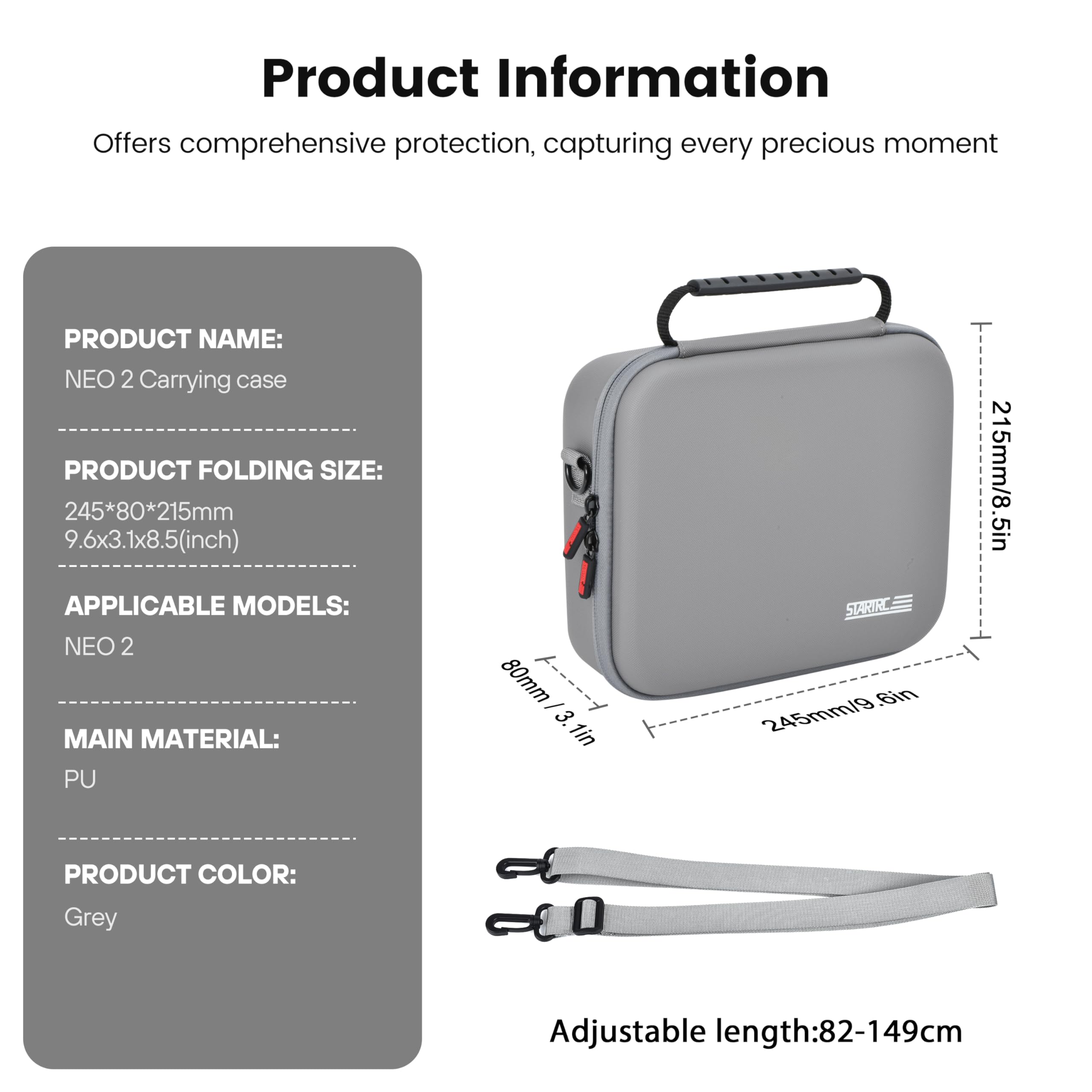 Neo 2 Portable PU Shoulder Bag - Drone Battery Bag avaliação e preço