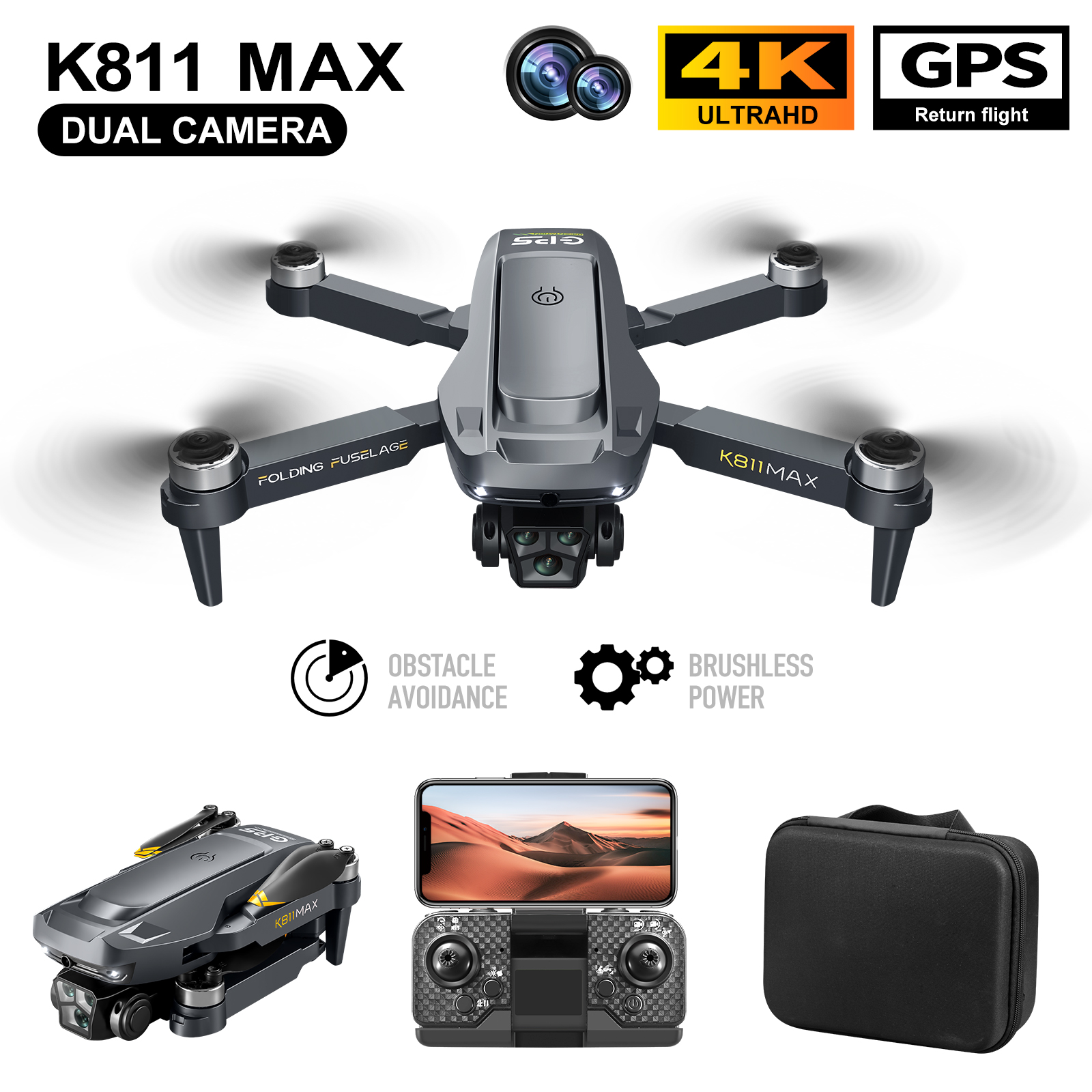K811MAX Quadcopter Drone: Brus - Drone Battery Case avaliação e preço