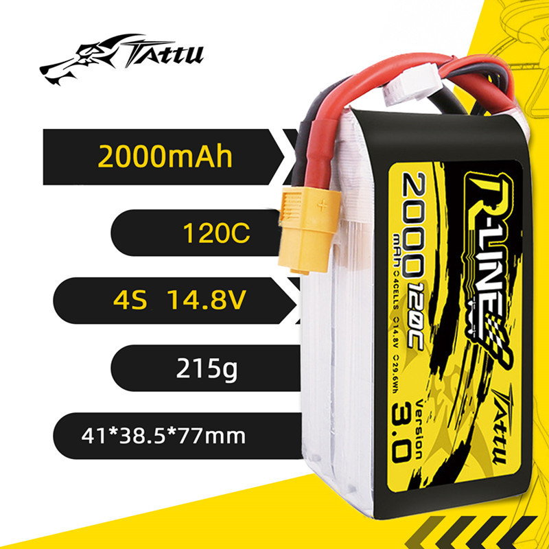 HOT TATTU R-LINE 3.0 120C 2000 - Drone Battery 4S avaliação e preço