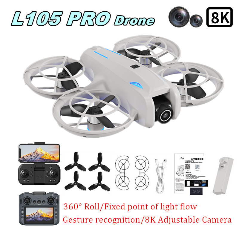 L105 PRO Drone Duel 8k Lens Fu - Drone Battery Box avaliação e preço