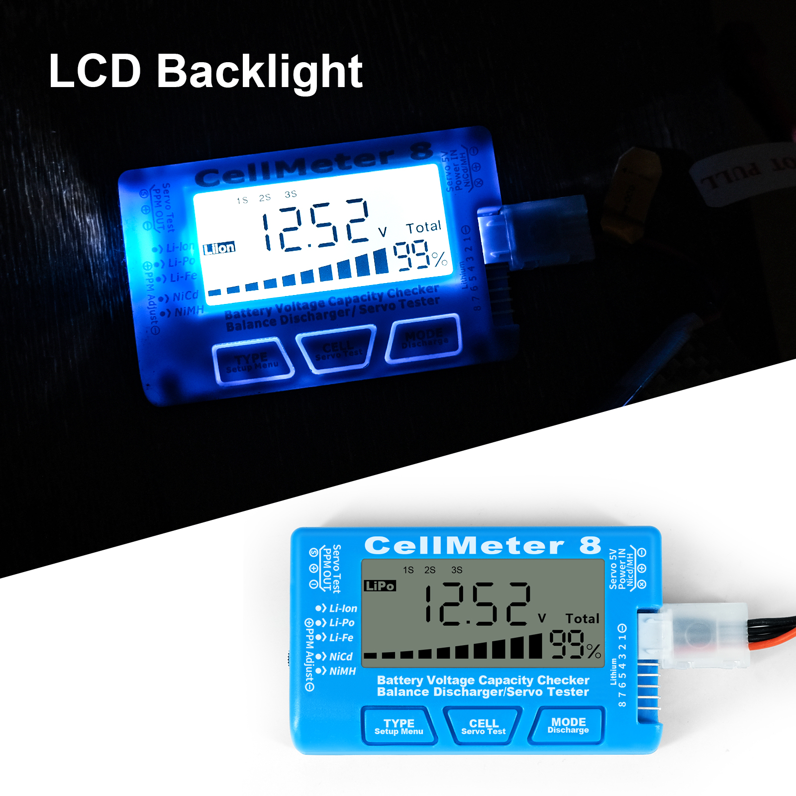 Rc Cellmeter-8 Digital Battery - Drone Battery Voltage Checker avaliação e preço