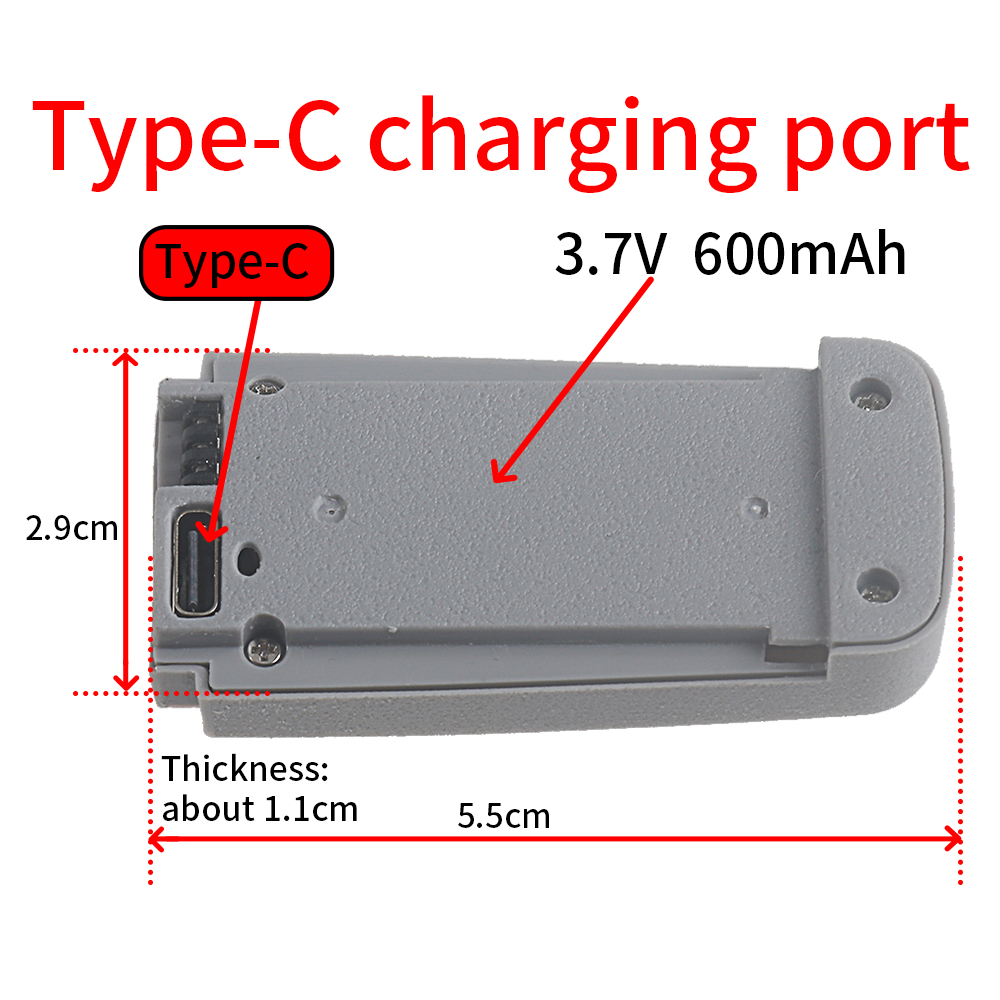 802540 3.7V 600mAh Lipo Batter - Drone Battery Charger avaliação e preço